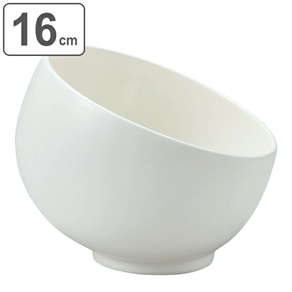 ボウル 16cm ハスボウル M.STYLE スウィーツパレット ストーンウェア （ 送料無料 皿 食器 洋食器 日本製 食洗機対応 電子レンジ対応 中鉢 丸 斜め カップ お碗 サラダボウル ななめ おしゃれ かわいい 白 ホワイト ） 【3980円以上送料無料】｜お弁当グッズのカラフルボックス
