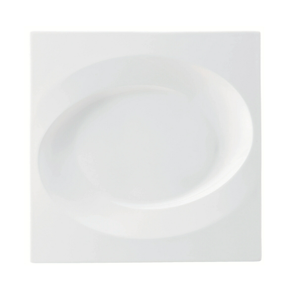 プレート 28cm スクエアプレート M.STYLE グランステージ ウィンド 磁器 （ 送料無料 食洗機対応 電子レンジ対応 皿 大皿 角 四角 平皿 リム皿 リム フチ付き お皿 ディナープレート メイン おしゃれ シンプル スクエア 白 ） 【3980円以上送料無料】