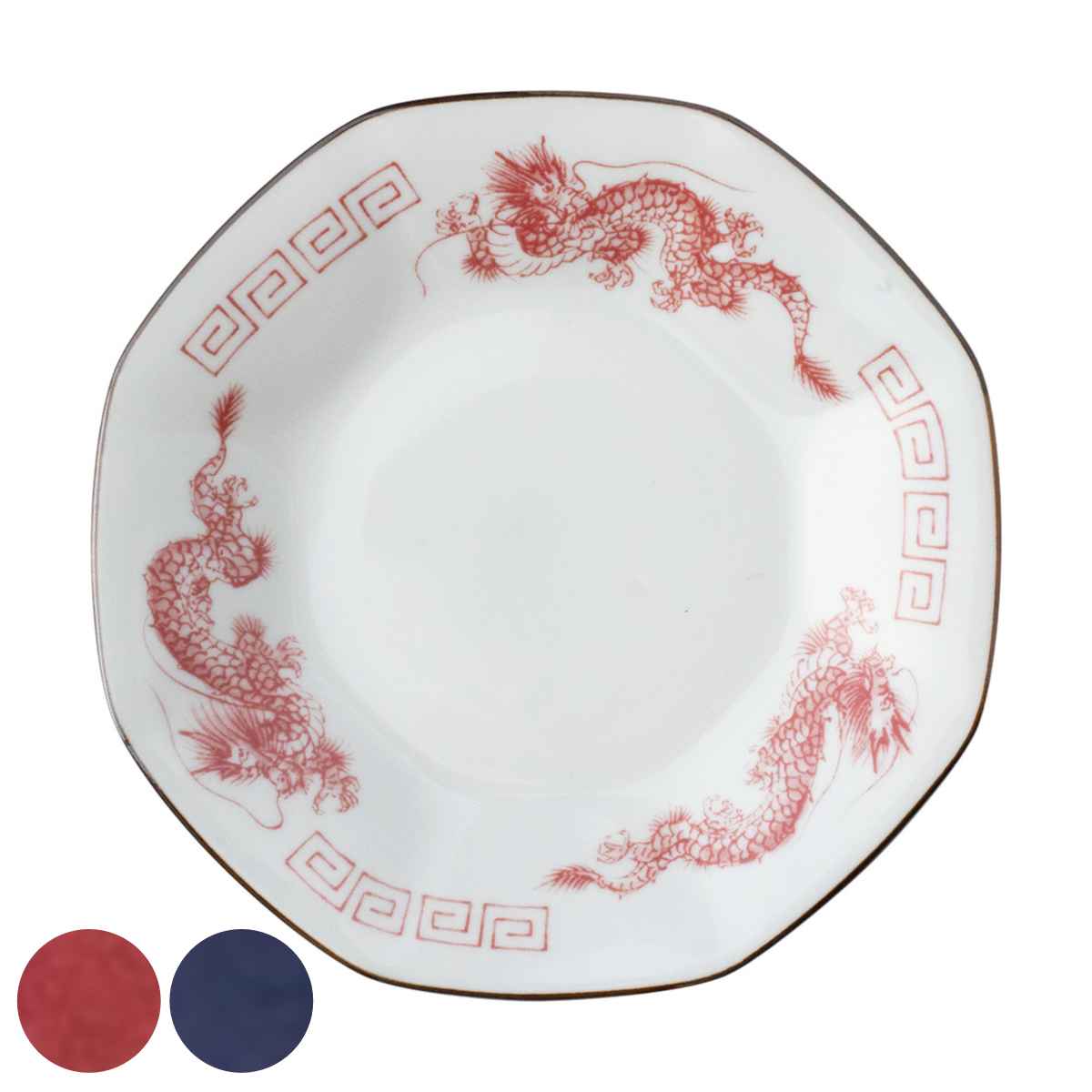 楽天市場】メラミン 蛍中華 八角皿 (187×187×H39mm) [CH-527] スリー