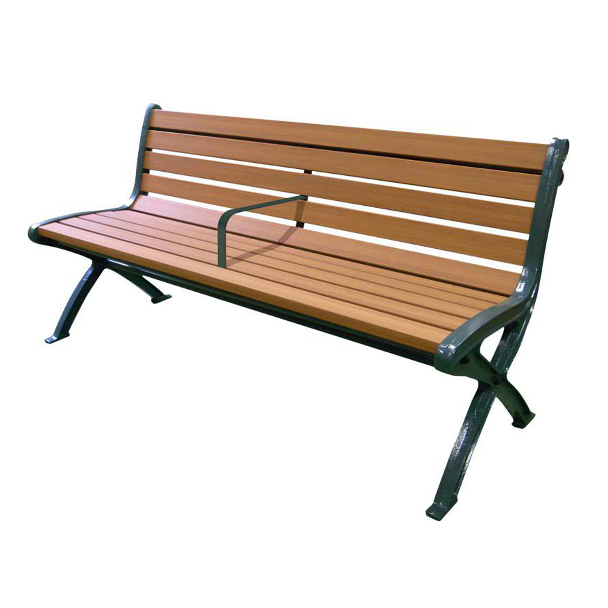 業務用 屋外用木調ベンチ 手すり付 背付きタイプ 150cm 2人掛け セパレートベンチSB5 （ 法人限定 送料無料 ベンチ 長椅子 屋内 屋外 木柄 木目調 約 150センチ 屋外用ベンチ 屋内用ベンチ 二人掛 チェア イス 椅子 2人掛 おしゃれ ） 【3980円以上送料無料】