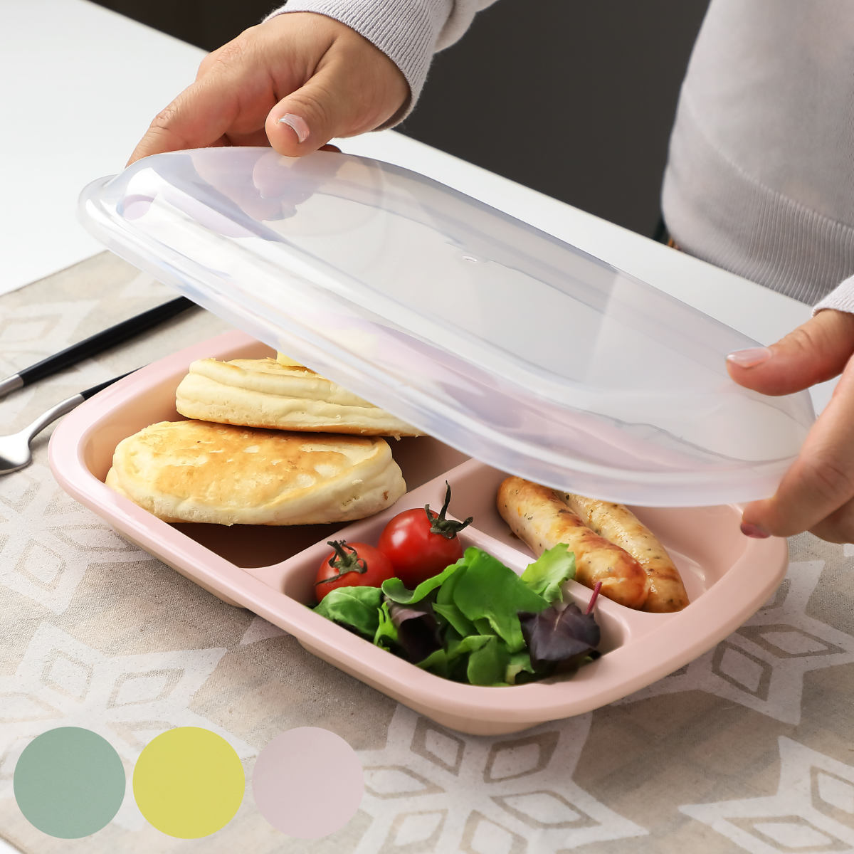 楽天市場】ランチプレート フタ付き 楽弁 角型 プラスチック 楽天市場】ランチプレート フタ付き 楽弁 角型 プラスチック