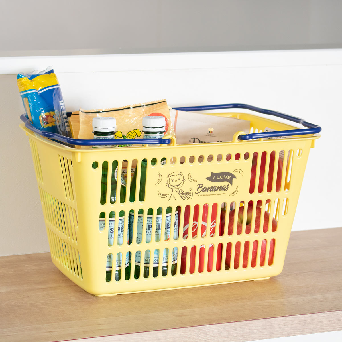 楽天市場】日本製 ミニ買い物かご SL-1 全4色 単品販売 ナチュラル