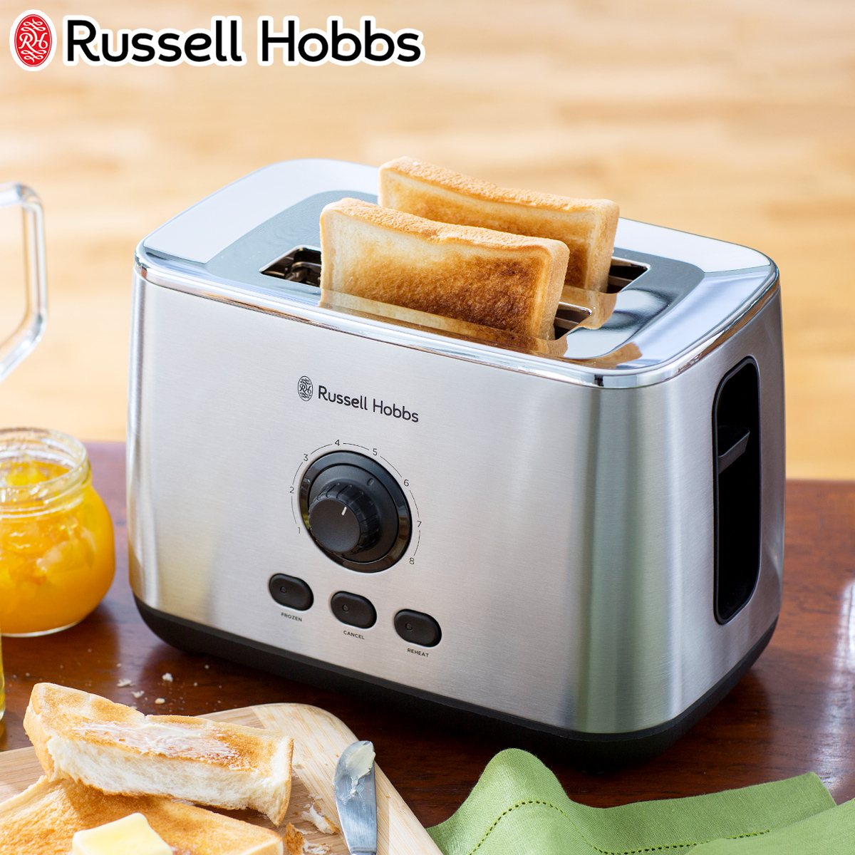 【楽天市場】Russell Hobbs ポップアップトースター 2枚 ターボトースター （ ラッセルホブス 調理家電 キッチン家電 トースター