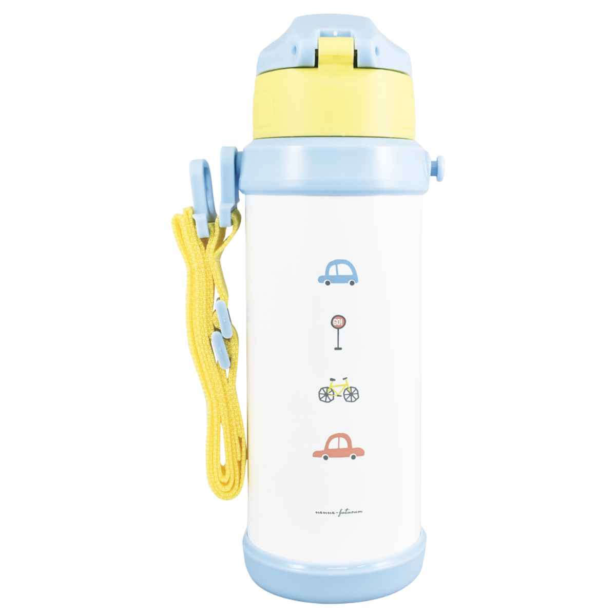 市場 水筒 Car ステンレスボトル キッズ ワンプッシュ Nenne Futurum ワンタッチ 保冷 800ml 直飲み 子供 ネンネフトゥルーム ステンレス