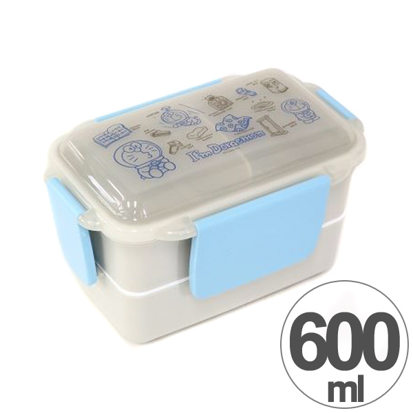 楽天市場 お弁当箱 2段 ランチボックス ドラえもん Doraemon 600ml キャラクター 仕切り付き 弁当箱 ランチボックス ドーム型 弁当箱 4点ロック式 子供用お弁当箱 弁当箱 仕切付き 3980円以上送料無料 お弁当グッズのカラフルボックス