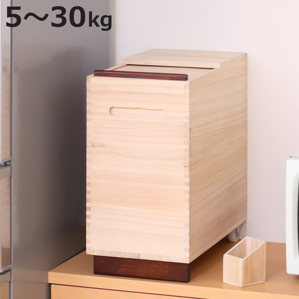 楽天市場】東屋（あづまや） 米櫃（米びつ） 10kg AZMAYA 松田桐箱 1合