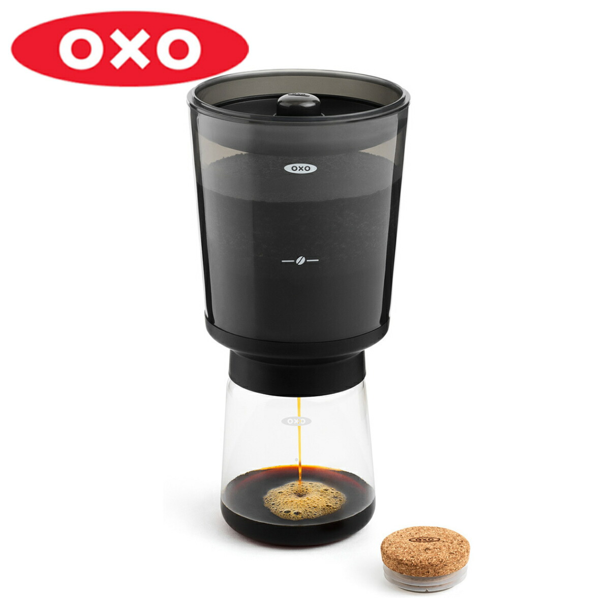 【楽天市場】OXO コーヒーメーカー 水出し 5～7杯用 コールドブリュー 耐熱ガラス （ オクソー 食洗機対応 水出しポット アイスコーヒー