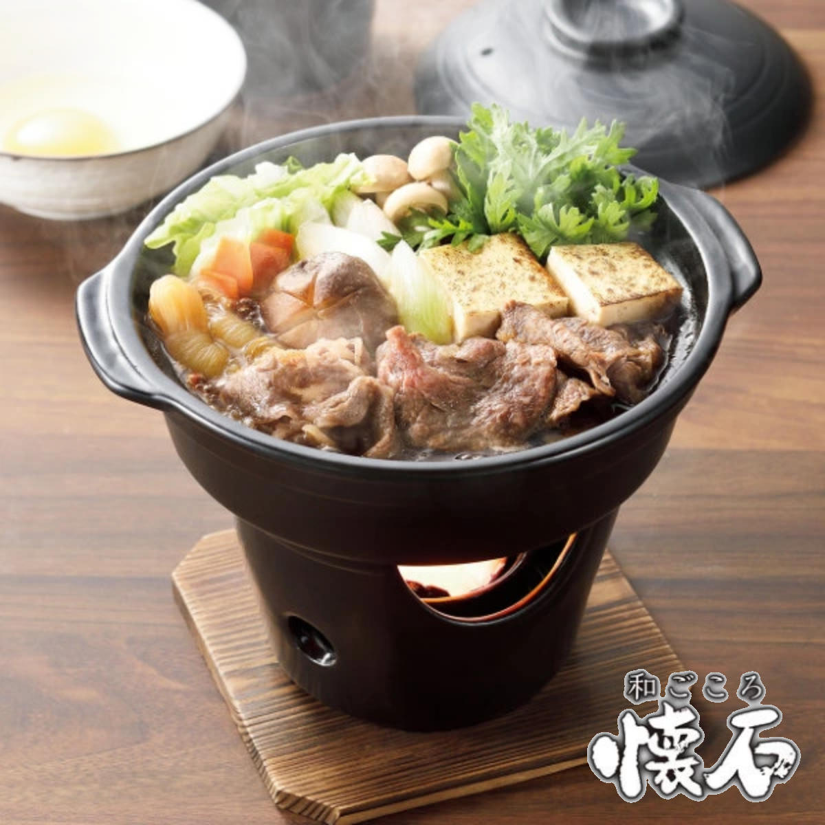 釜めし鍋セット 1合 卓上コンロ プロ用釜飯　2セット 楽天市場】料理の美味しさが引き立つ陶器製 1合炊き 釜めし