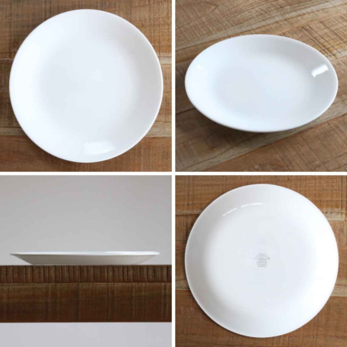 有名人芸能人】 プレート 21.5cm CORELLE ノーブルイエロー 強化ガラス