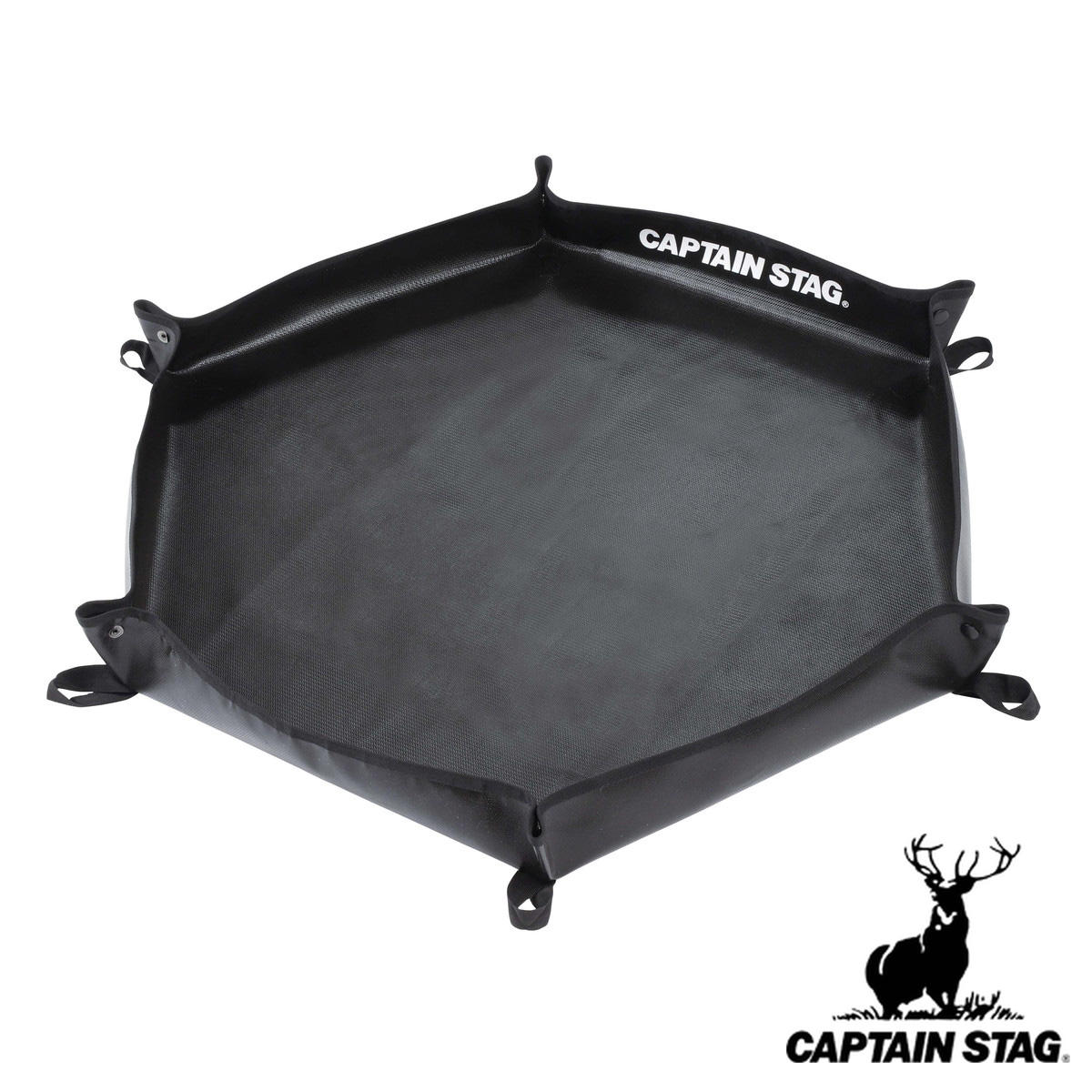 ヘキサ 焚き火シート キャプテンスタッグ （ CAPTAIN STAG 焚き火台シート 焚き火台 シート 保護シート マット 耐火 耐熱 キャンプ ソロキャンプ BBQ アウトドア 六角形 ）【3980円以上送料無料】