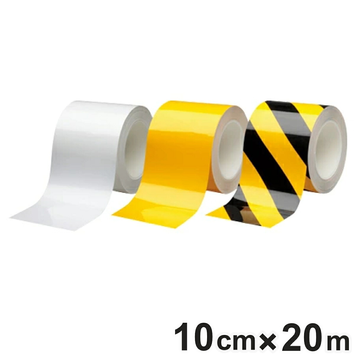 ライン用テープ ビバスーパーラインテープ 10cm&times;20m巻 （ 粘着テープ 区画整理 線引き ライン引き ）【3980円以上送料無料】｜お弁当グッズのカラフルボックス 14,366円