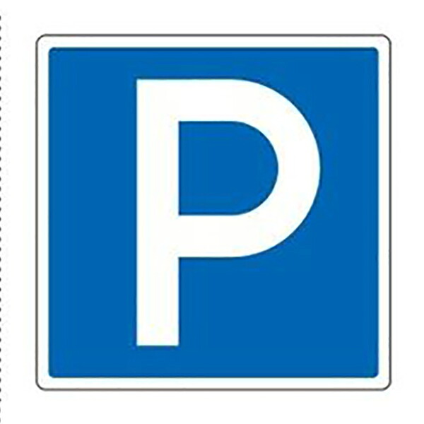 標識 道路標識 平リブタイプ 反射 「P」 駐車可 道路403 AL （ 安全標識 表示 表示シート 構内 平リブ標識 ）【3980円以上送料無料】
