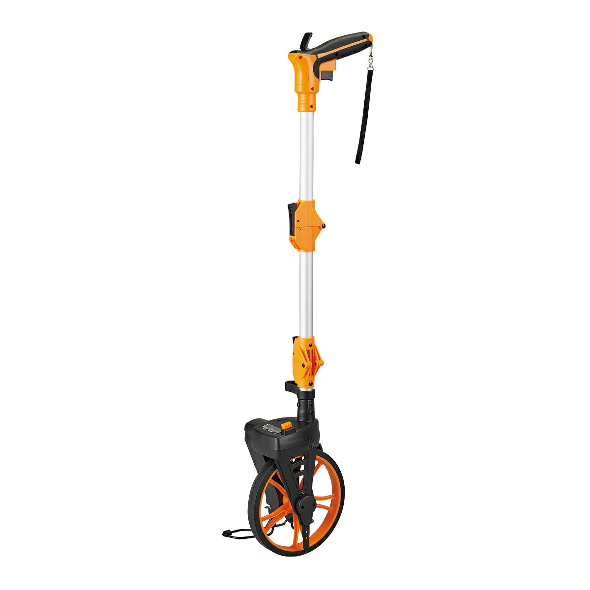 ロードメジャー 距離測定器 折りたたみ式 （ ウォーキングメジャー カウントメジャー 測定器 巻尺 軽量 収納袋付き スタンド付き 三つ折りタイプ メジャー 道路幅員 配管測定 距離 計測 測定 グラウンド用品 学校 工事 農園 駐車場 ）【3980円以上送料無料】