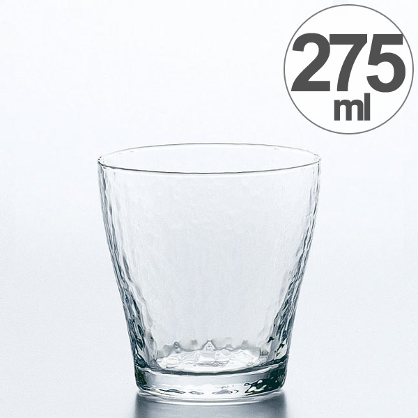 楽天市場】ガラス コップ フリーグラス さざめき 275ml 3個