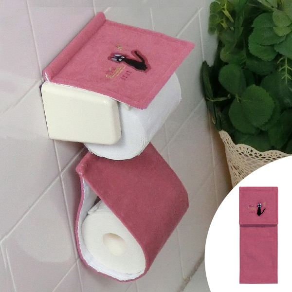 楽天市場 ペーパーホルダーカバー ひるさがり 魔女の宅急便 トイレ トイレ用品 トイレットペーパー トイレグッズ トイレ収納 ホルダーカバー カバー キャラ キャラクター ジジ ネコ 猫 ねこ 3980円以上送料無料 お弁当グッズのカラフルボックス