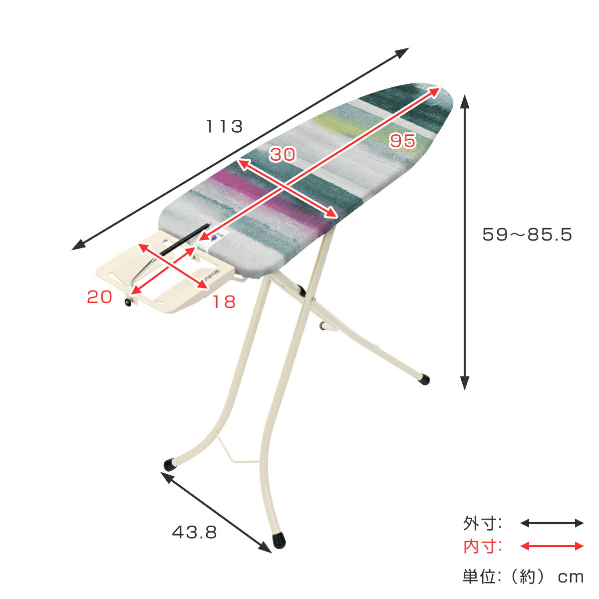 爆買いセール brabantia アイロン台 コンパクト モーニングブリーズ 送料無料 アイロン スタンド式 折りたたみ スタンド アイロンマット  ブラバンシア アイロン掛け 作業台 プレス台 折り畳み ボタンプレス 高さ調節 fucoa.cl