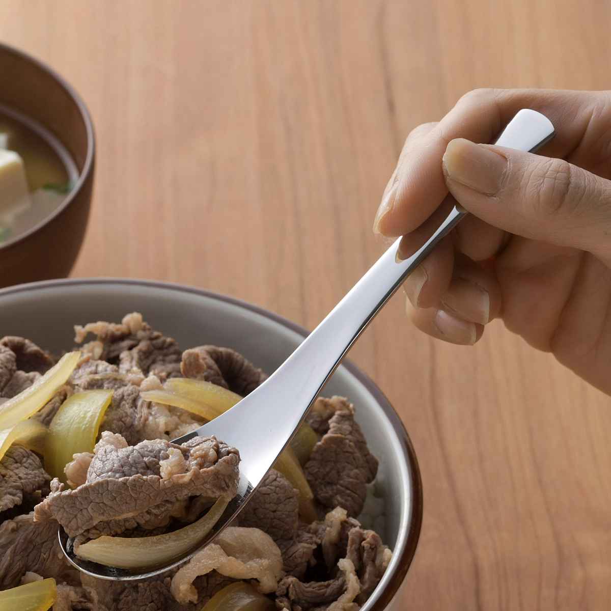 小ぶりなレンゲスプーン３本組