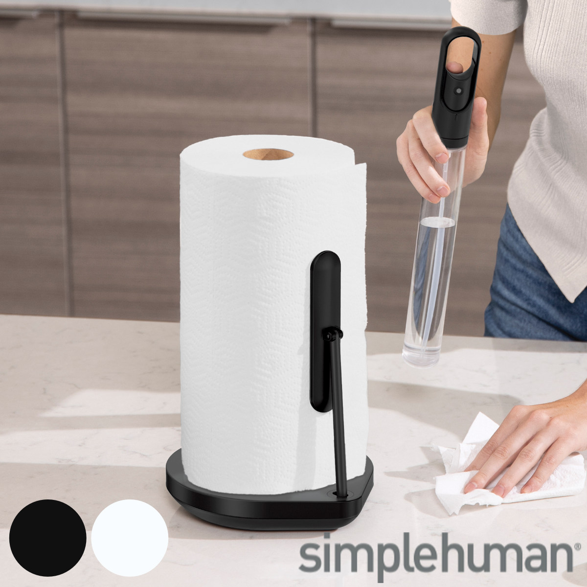 新品未使用｜simplehuman｜ペーパータオルポンプ（ツヤ消しステンレス） 新品未使用｜simplehuman｜ペーパータオルポンプ（ツヤ消し