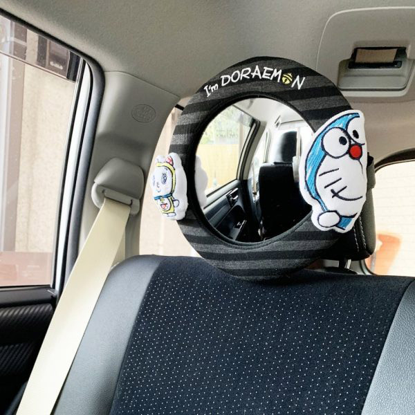 市場 ベビーミラー 車用 車 後部座席 ドラえもん 後ろ向き Doraemon 赤ちゃん カーミラーラウンド チャイルドシート I M