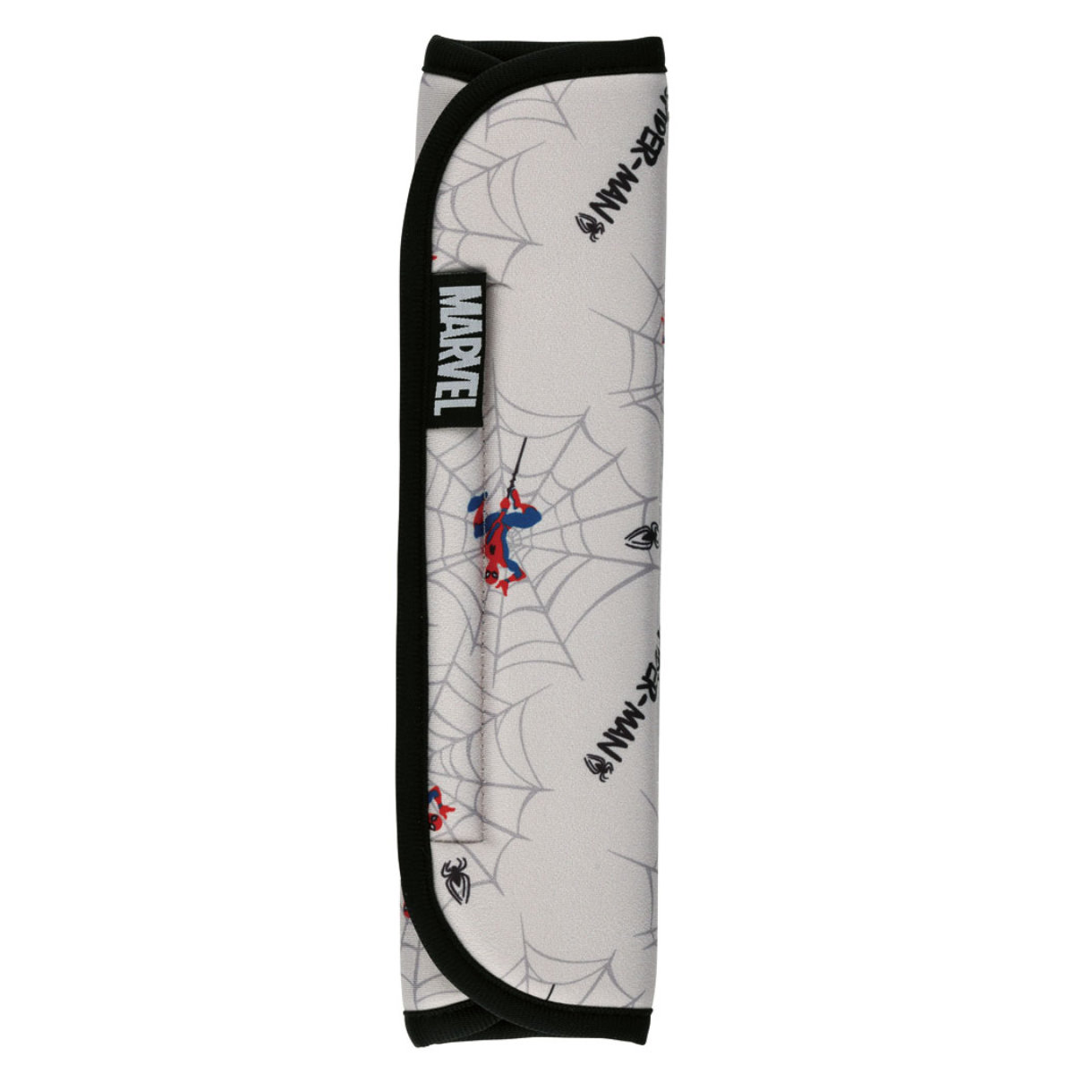 シートベルトパッド カー用品 車 シートベルト カバー スパイダーマン 面ファスナー （ シートベルトカバー MARVEL 車用品 子供 キャラクター 車用 クッション サポーター ドライブ おでかけ セーフティパッド ）【3980円以上送料無料】画像