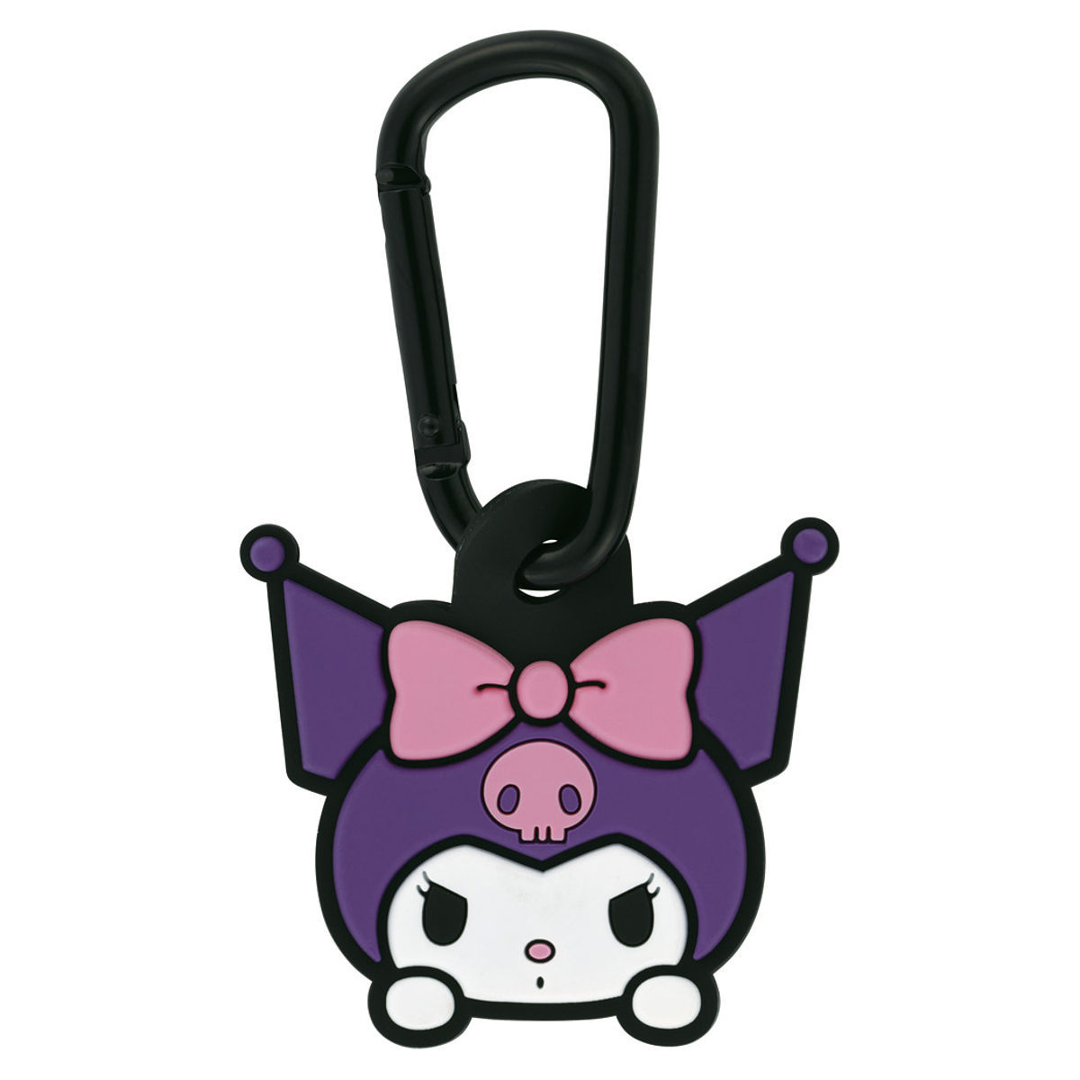 楽天市場】キーホルダー ラバーマスコット付き カラビナ クロミ