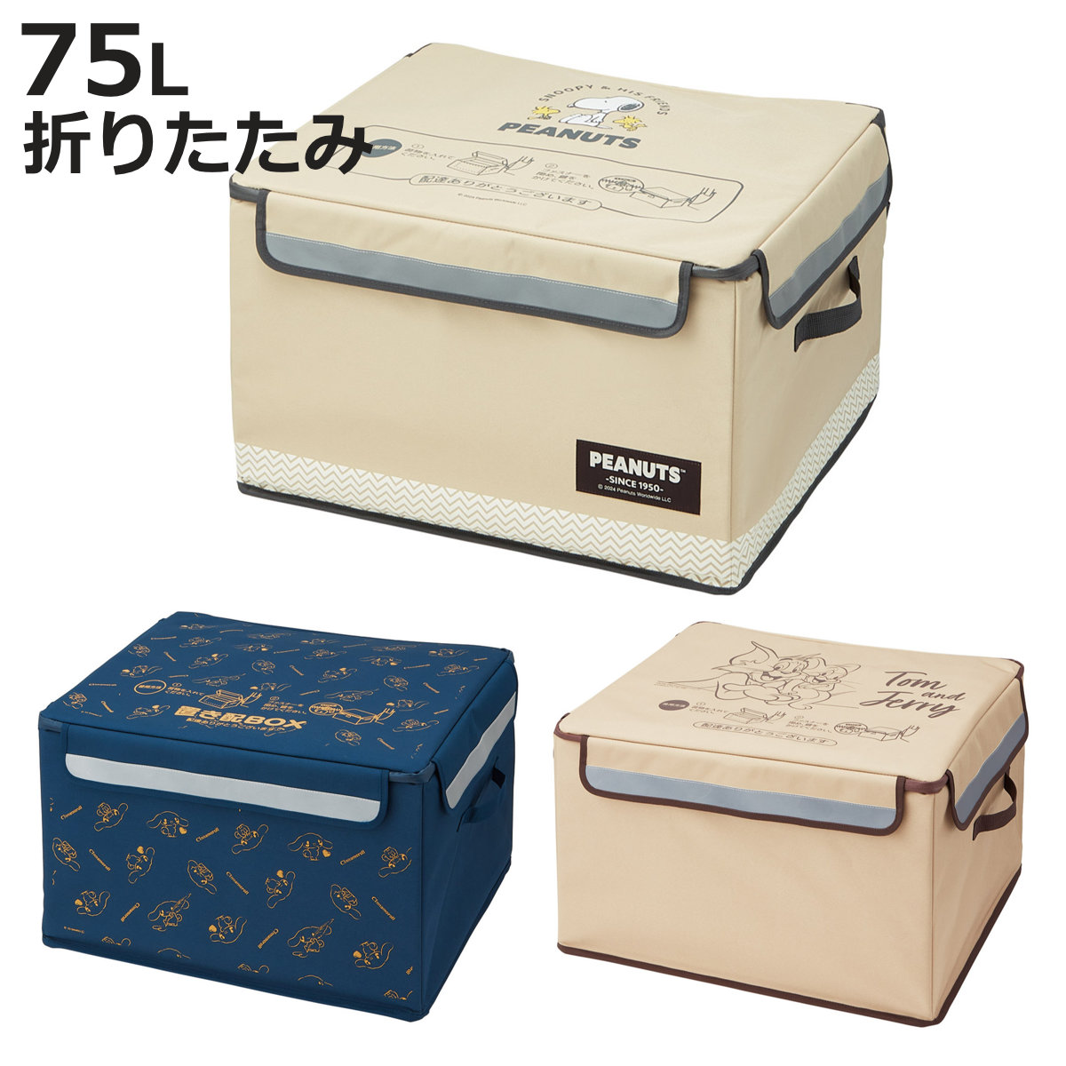 宅配ボックス 置き配ボックス L ソフト （ 宅配BOX 宅配 ボックス 折りたたみ式 デリバリーBOX 置き配 玄関 エントランス ロック ダイヤル錠 ワイヤー付き 持ち手付き キャラクター ）【3980円以上送料無料】