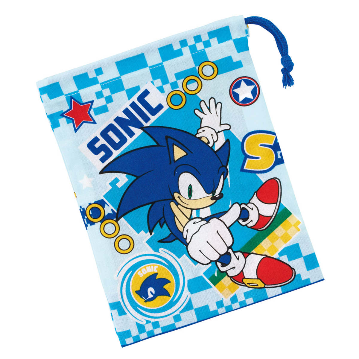 給食袋コップ入れ２枚セット   トレイン’24柄×新ブルー＆B×ライトブルー 給食袋コップ入れ2枚セット トレイン'24柄×新ブルー＆B×ライトブルー