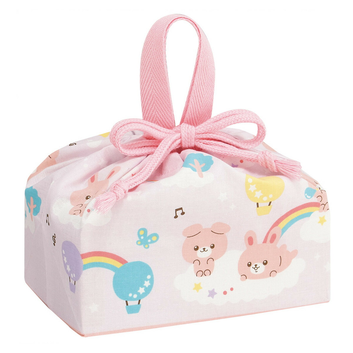 楽天市場】弁当袋 ランチ巾着 ラビットガーデン （ お弁当袋