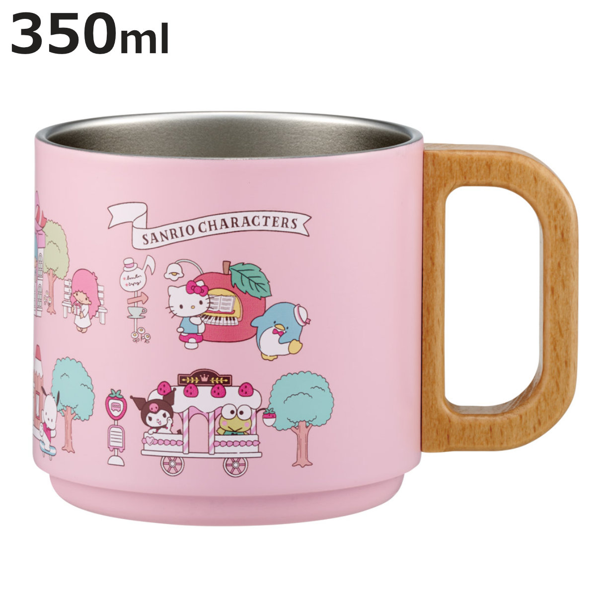 楽天市場】マグカップ 240ml リトルツインスターズ キキララ 陶器 マグ