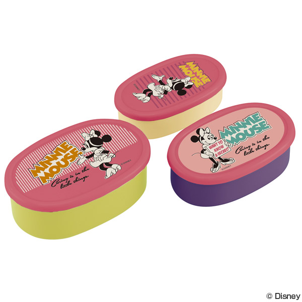 楽天市場 在庫限り 入荷なし お弁当箱 シール容器 ミニーマウス バッジコレクション 3個入 子供用 キャラクター ランチボックス 保存容器 弁当箱 入れ子式 子供用お弁当箱 ミニー ディズニー 3980円以上送料無料 お弁当グッズのカラフルボックス