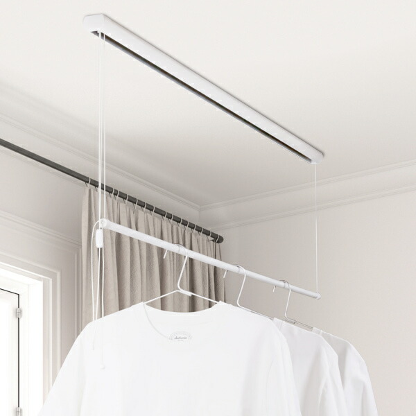 竿付室内物干し 幅1cm 昇降式物干し チョイ干しhoseta 室内物干し 部屋干し 送料無料 吊下げ型室内物干 室内干し 吊り下げ 天井 室内物干 昇降 室内 物干し 洗濯 洗濯物干し 取り付け 後付け 物干し竿 省スペース 紐 1 3980円以上送料無料 Andapt Com