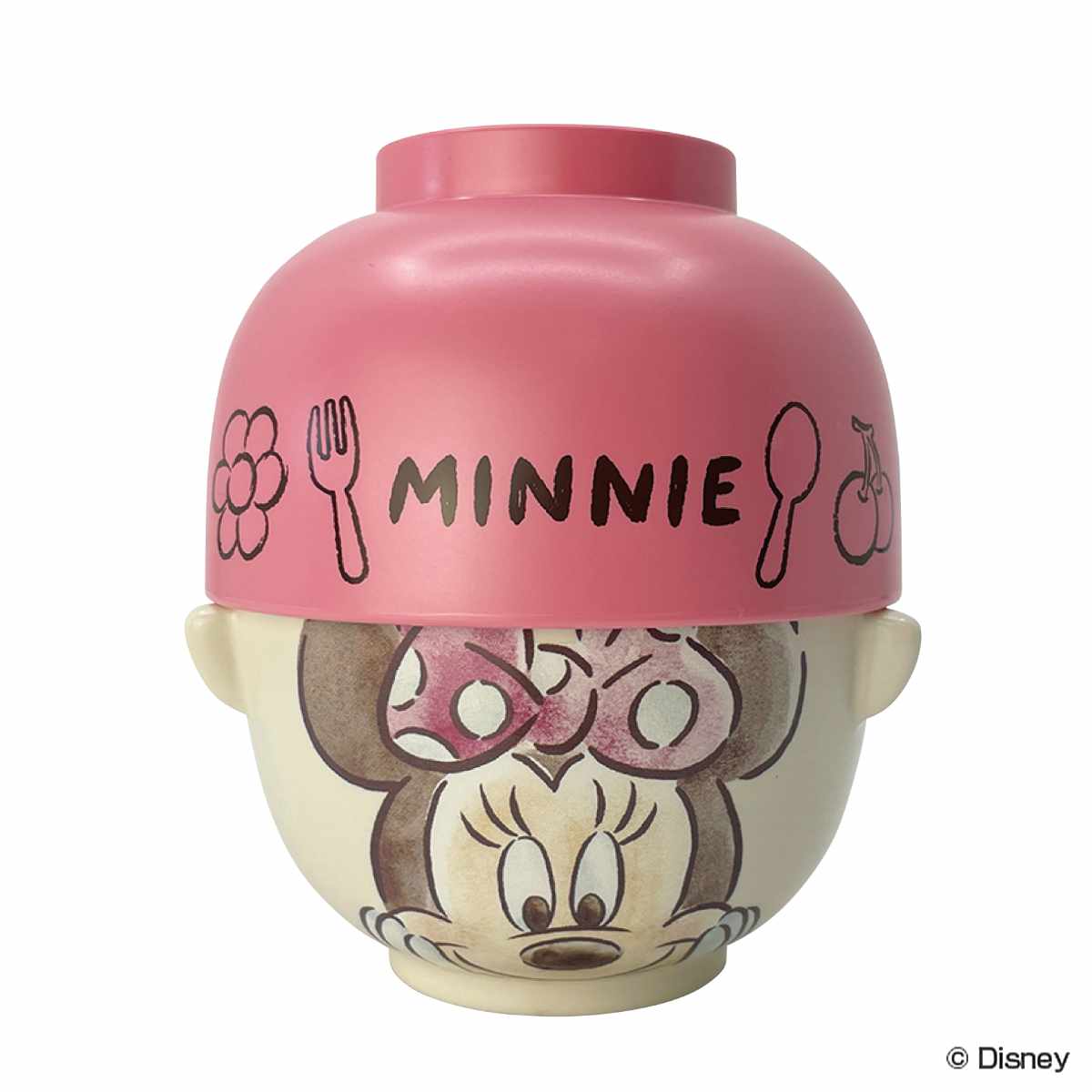 楽天市場】汁椀 茶碗 セット ミニーマウス 水彩タッチ 磁器