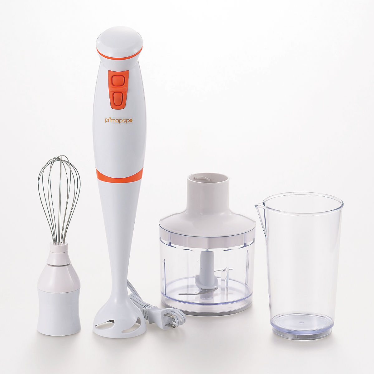 楽天市場】ハンドブレンダー セット プリマポポ チョッパー付き