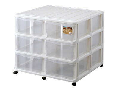 楽天市場 押入れ収納ケース ｗｍ ３０６ プラスチック 衣装ケース 引き出し 送料無料 キャスター 引出し チェスト 衣類収納 3980円以上送料無料 お弁当グッズのカラフルボックス