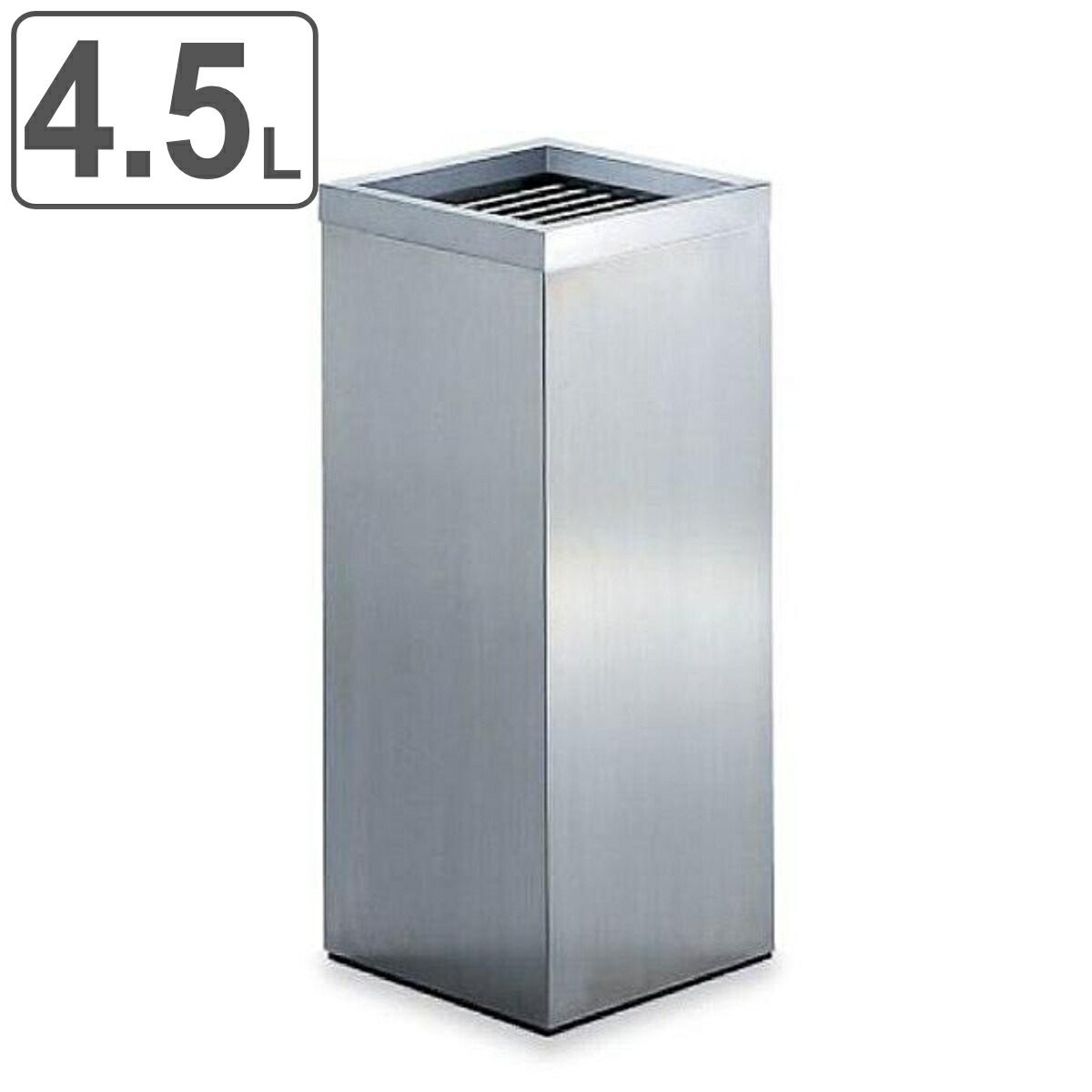 楽天市場】灰皿 4.5L 業務用 屋内用 角型 ステンレス灰皿SK-025