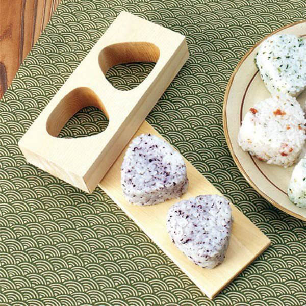 楽天市場】/即納/木製 おにぎり器 2ツ穴 日本製 ヤマコー 82515