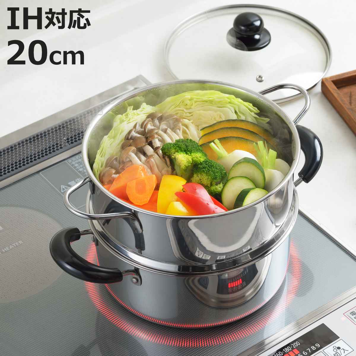 値下げです。特大　アルミ製 蒸し器 直径約55cm 楽天市場】蒸し器アルミの通販