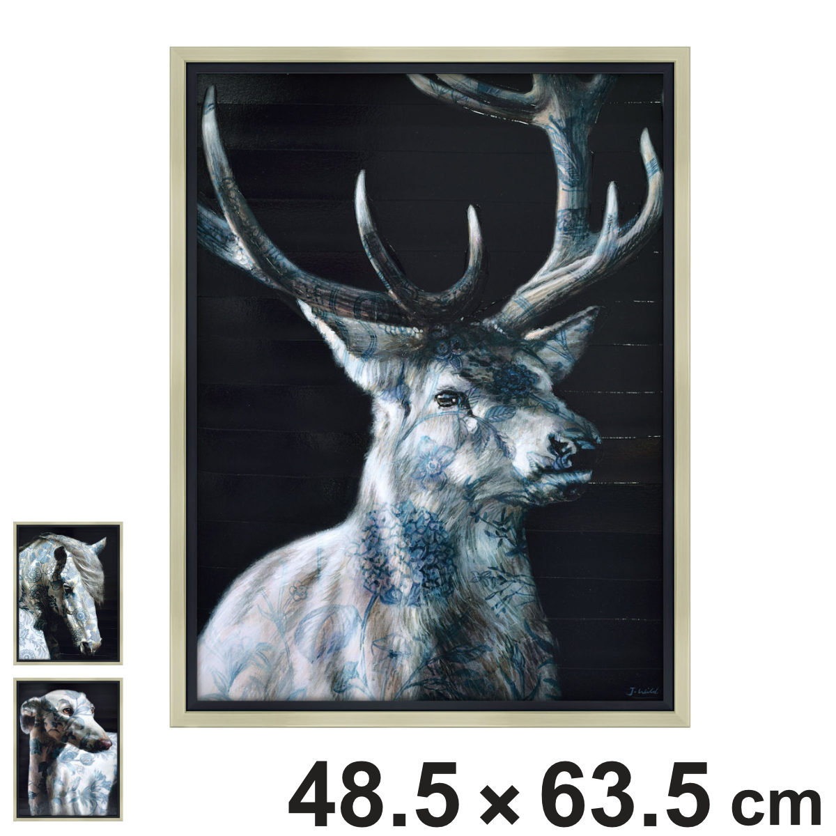 アートパネル ジャック ワイルド 48.5×63.5cm ( 絵画 絵 アート インテリア 額 額入り 壁掛け おしゃれ ゲル加工 ポスター アートフレーム アートポスター ウォールアート パネル 額付き スタイリッシュ )【3980円以上送料無料】|お弁当グッズのカラフルボックス