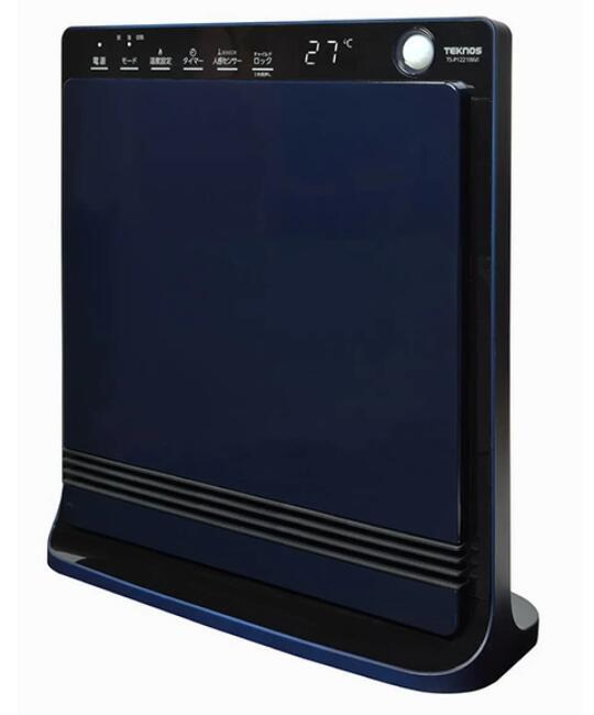 「+2倍尖んがり・新品」テクノス TS-P1223(NV)  人感検知器付き添い人消臭セラミックファンヒーター 1200W ダイアログボックス暖房器 TEKNOS 明かり暖房装置  4955014043337