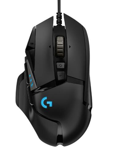 「+2倍尖んがり・新品」Logicool G ゲーミングマウス 有線 G502 HERO検出器 11個放送番組名取り草 LIGHTSYNC RGB 高速道路スクロール 加重値合わせる取り合わせ 4943765053224