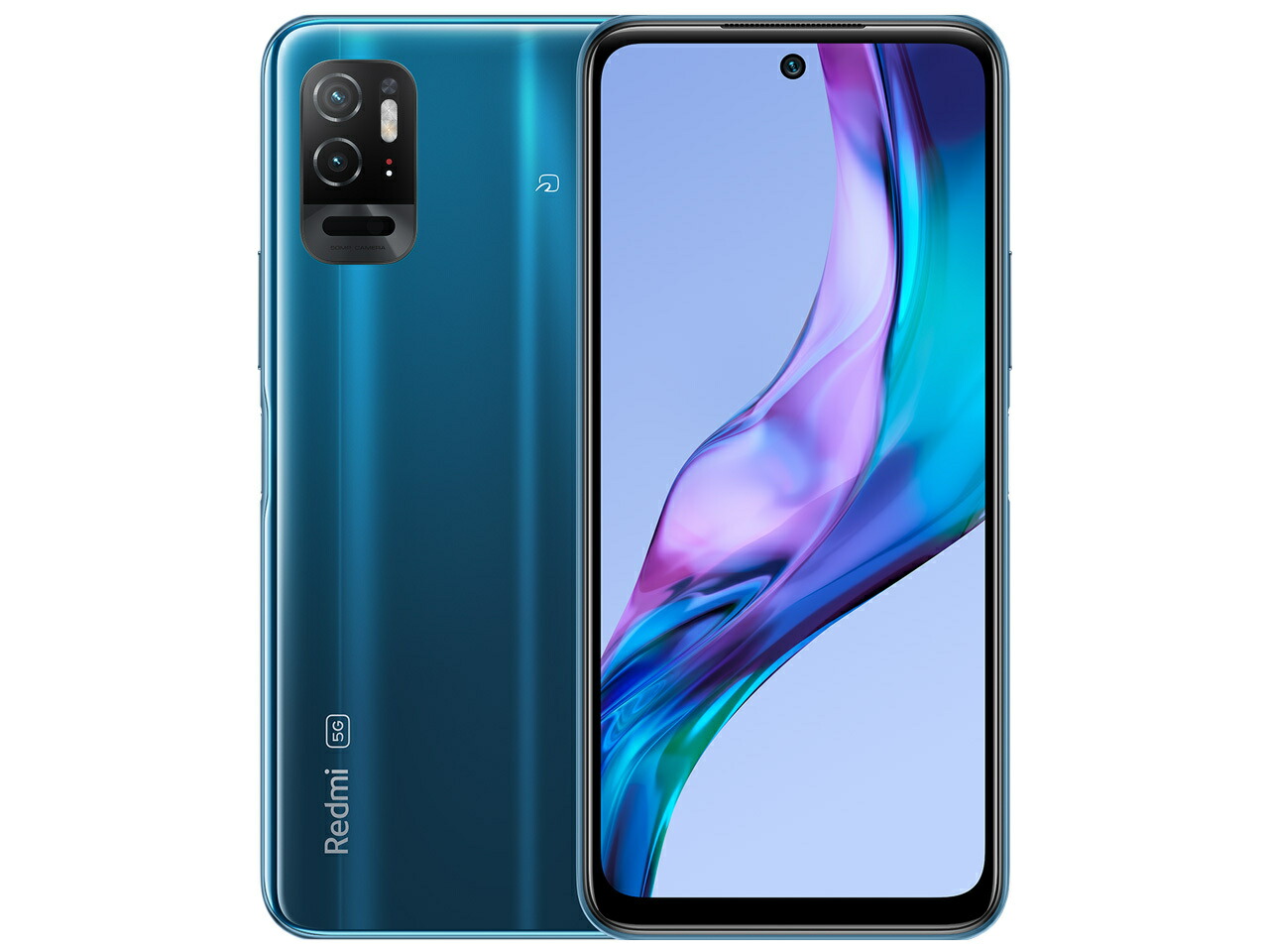 「+2倍尖んがり・新品未開封」 XIAOMI Redmi 10T レイクブルー かっこ良い電話機 6934177777837