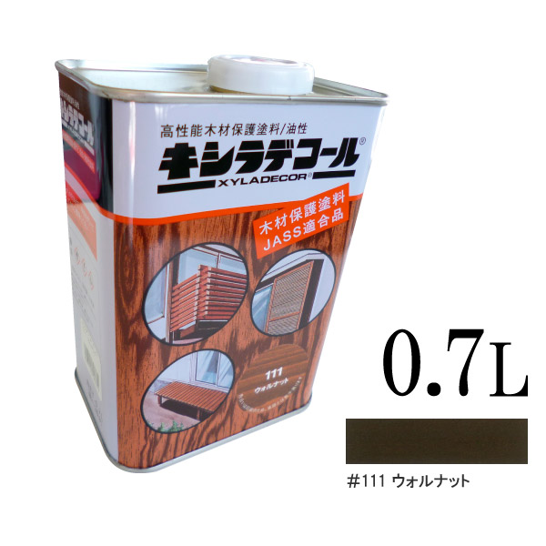 大阪ガスケミカル 木部保護塗料 キシラデコール #111 ウォルナット 4L