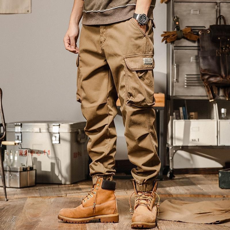 サルエルパンツ メンズ カーゴパンツ ストレッチ パンツ カーゴ ボトム ミリタリーパンツ 春 ロスコ 無地 大きいサイズ ダンス ポケット 軍パン 大きめ 太め ゆったり ワイド サバゲー ストリート ヒップホップ ダンス 作業 プレゼント 黒 カーキ｜color life 店