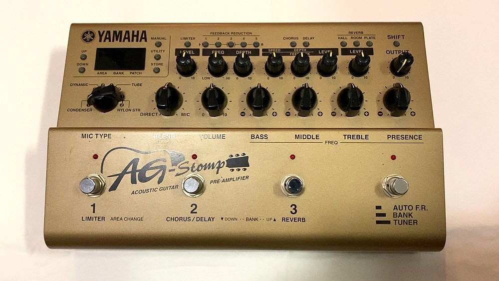 楽天市場】エレアコ用プリアンプ マルチエフェクター YAMAHA AG-stomp