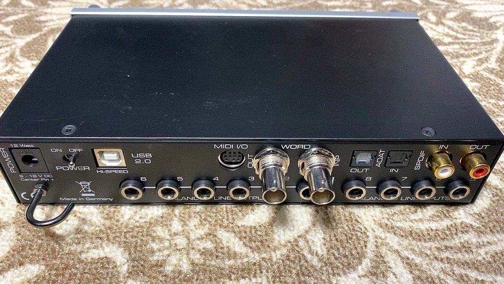 RME FireFace UC 18チャンネル YAMAHA ハイスピード 中古品 24ビット