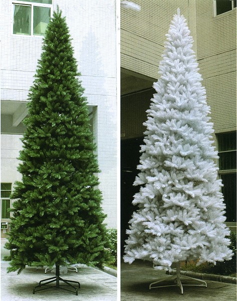 クリスマスイルミネーション グリーンツリースリム ホワイトツリースリム 3m お好きな色をお選び