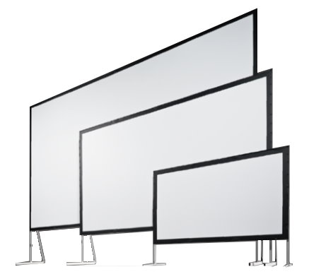 楽天市場】組立て式大型スクリーン スタンフル モノクリップ32 MBCF