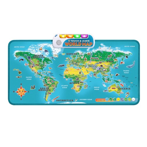 LeapFrog Touch and Learn World Map おもちゃ-知育玩具・学習玩具-その他
