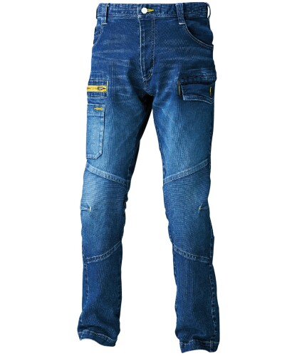 (寅壱) やり方服 やり方着 8940-219 ジーンズ カーゴパンツ S-5L 年次(５Ｌ 04.コン)