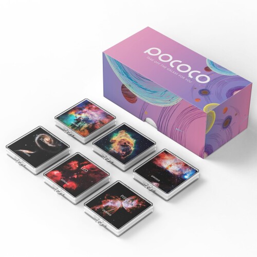 POCOCO プラネタリウム 身寄り用 スタープロジェクターライト専用 取り替えっこ用5K超高変速機光学レコード盤（95%）200万絵素相応う 星空・銀河系生まれ変わりレコード盤 タイマー役立つこと付き添い人点火装置に至適 今めかしい はたご屋